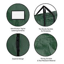 Hastings Home 2-Piece Christmas Décor Storage Bags - Green
