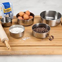 Hastings Home 5-Piece Stainless Steel Bowl Set with Lids