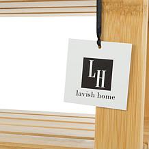 Hastings Home Bamboo Shoe and Boot Organizer Rack - Tan