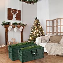 Hastings Home Christmas Decorations Storage Bags - Green