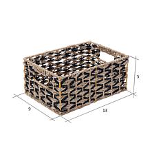 Hastings Home Hand Weaved Wicker Baskets Made Of Water Hyacinth