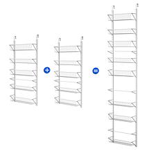 Hastings Home Hanging Over the Door Storage Rack