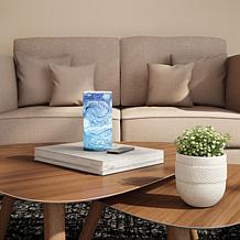 Hastings Home LED Starry Night Vanilla Scented Candle with Remote