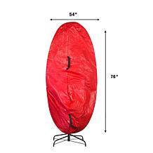 Hastings Home Premium Christmas Tree Cover for 7.5' Trees - Red