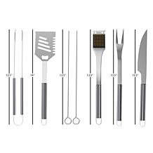 Hastings Home Stainless BBQ Grilling Utensil Set