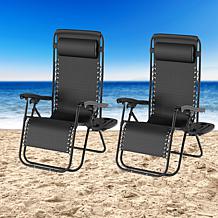 Hastings Home Zero Gravity Chairs 2-Pack