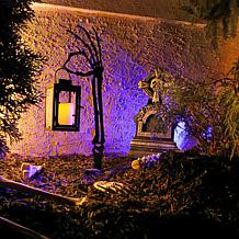 Haunted Hill Farm 2.3-Ft. LED Zombie Hand with Lantern & Stake for ...