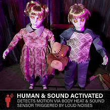 Haunted Hill Farm 3-Ft. Apocalypse Twins Animatronic