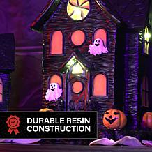 Haunted Hill Farm 3-Piece Spooky Lighted LED Haunted House Set
