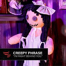 Haunted Hill Farm 4.9-Ft. Walking Girl Animatronic