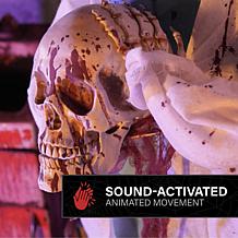 Haunted Hill Farm 5.2-Ft. Standing Shaking Headless Doctor Animatronic