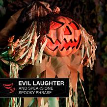 Haunted Hill Farm 5.4-Ft. Standing Head Dropping Pumpkin Man Animat...