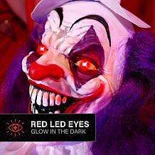 Haunted Hill Farm 5.6-Ft. Standing Double Headed Animated Clown Ani...