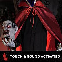 Haunted Hill Farm 5.9-Ft. Decapitated Vampire Holding Head Animatronic