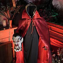 Haunted Hill Farm 5.9-Ft. Decapitated Vampire Holding Head Animatronic