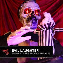 Haunted Hill Farm 5.9-Ft. Standing Animated Magician Animatronic