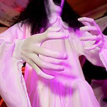 Haunted Hill Farm 5.9-Ft. Standing Raising Lady Animatronic