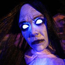 Haunted Hill Farm 6.9-Ft. Tall Specter Lady Animatronic