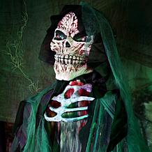 Haunted Hill Farm 7.1-Ft. Standing Animated Reaper Animatronic