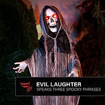 Haunted Hill Farm 7.1-Ft. Standing Animated Reaper Animatronic
