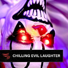 Haunted Hill Farm 7.2-Ft. Upside Down Clown Animatronic