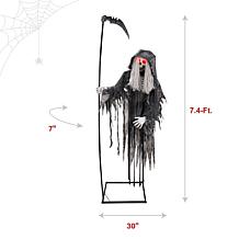 Haunted Hill Farm 7.4-Ft. Floating Reaper Animatronic