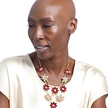 Heidi Daus A-mazing Venice II Flower Station Necklace
