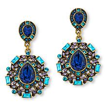 Heidi Daus Dare to Dazzle Multi-Shaped Crystal Drop Earrings