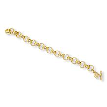 Heidi Daus Elegant Essentials Friendship Rolo Deluxe Chain Bracelet