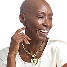 Heidi Daus Forever Fabulous Convertible Jewelry with Heart Charm