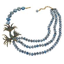 Heidi Daus "In the Swim" Multi-Strand Beaded Necklace