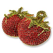 Heidi Daus Jersey Tomato Crystal Pin