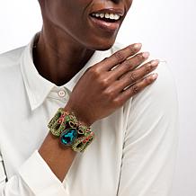 Heidi Daus Land & Sea Dragon Cuff Bracelet