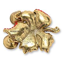 Heidi Daus Lavish Leaf Crystal-Encrusted Magnetic Pendant