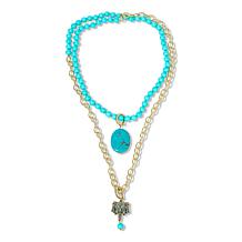 Heidi Daus "Loop Back Around" Transformable Charms Necklace