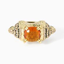 Heidi Daus Sultry Striped Crystal-Accented Tiger Ring