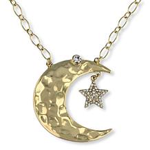 Heidi Daus Twinkling Crescent 36" Drop Necklace