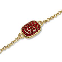 Heidi Daus You're Gonna Flip Pavé Crystal Reversible Station Bracelet