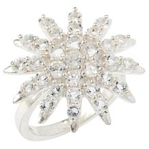 Herkimer Mines "Diamond" Quartz Celestial Star Ring