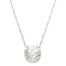 Herkimer Mines "Diamond" Quartz Faceted Drop Chain Necklace
