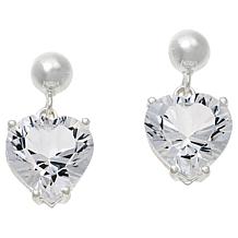 Herkimer Mines "Diamond" Quartz Faceted Drop Earrings