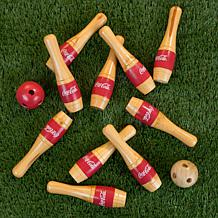 Hey! Play! Coca Cola Indoor/Outdoor Bowling & Skittle Ball Game Set