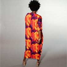 HFR x Megan Renee Textured Matte Jersey Knit Caftan