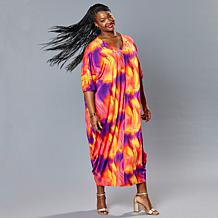 HFR x Megan Renee Textured Matte Jersey Knit Caftan