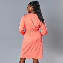 HFR x Undra Celeste Jersey Knit Faux Wrap Dress