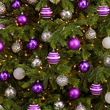 Holiday Shatterproof, 64 Count Christmas Tree Ornament Set, 80mm wi...
