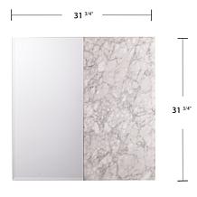 Holly & Martin Bowers Square Decorative Mirror - White