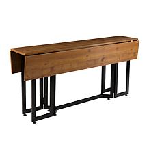 Holly and Martin Driness Drop Leaf Table - Oak/Black