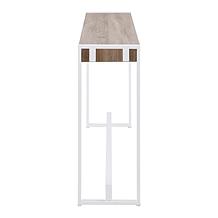 Holly & Martin Macen Narrow Console - Mocha Gray/White