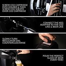 HomeCraft HCCBD5BS On Tap Beer Growler System